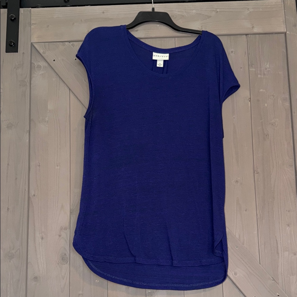 Ava & Viv Royal Blue Short Sleeve Tee